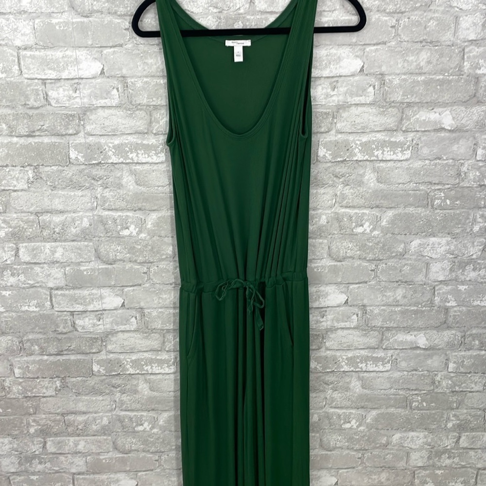 Daily/Ritual Green Ribbed Jumpsuit